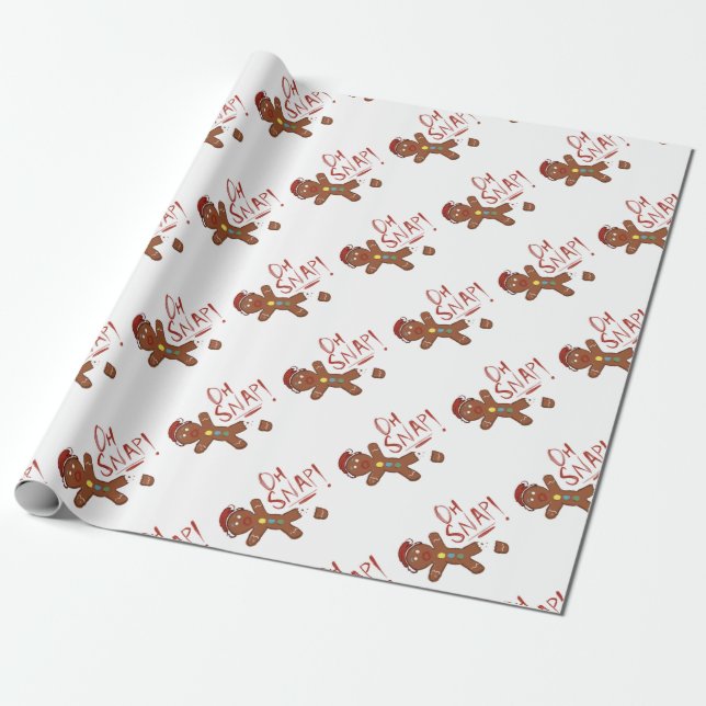 Oh Snap Wrapping Paper (Unrolled)