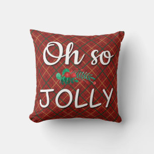 Oh So Jolly Santa Design Cushion