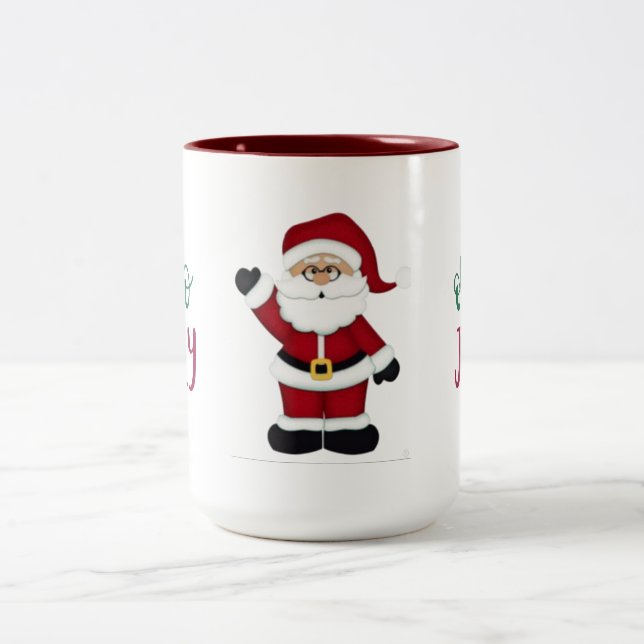 Oh So Jolly Santa Design  Giant Coffee Mug (Center)