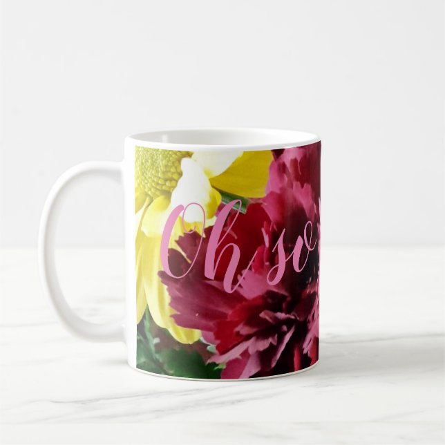 Oh so pretty! Fall Flowers Mug (Left)
