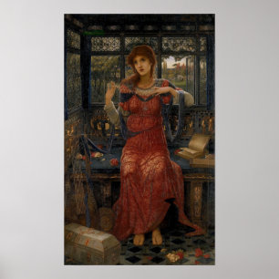 Oh Swallow, Swallow by John Melhuish Strudwick Poster
