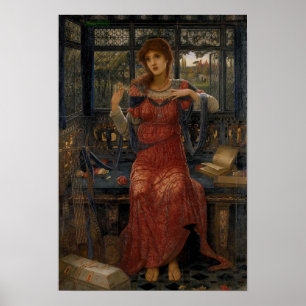 Oh Swallow, Swallow by John Melhuish Strudwick Poster