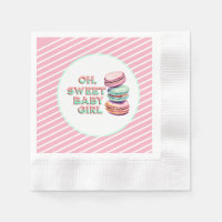 Oh Sweet Baby Girl Macaron Themed Baby Shower