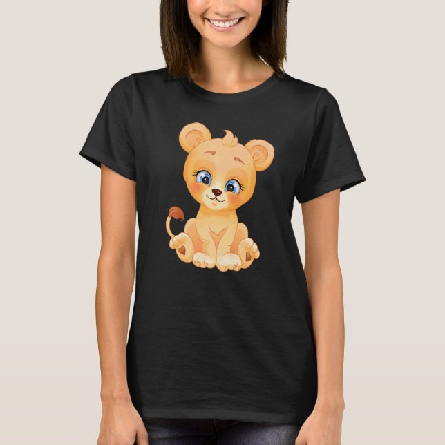 Oh sweet baby lion Premium T-Shirt (Front)