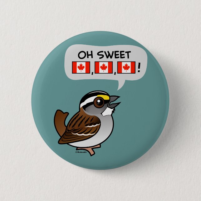 Oh Sweet Canada 6 Cm Round Badge (Front)