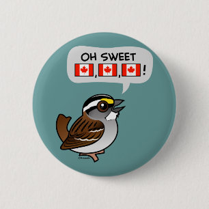 Oh Sweet Canada 6 Cm Round Badge