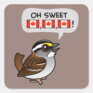 Oh Sweet Canada Square Sticker