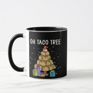 Oh Taco Tree Funny Mexican Food Ugly Christmas Mug