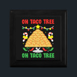 Oh Taco Tree Mexican Food Taco Lover Christmas Gift Box<br><div class="desc">Oh Taco Tree Mexican Food Taco Lover Christmas</div>
