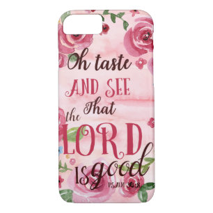 Oh Taste And See That The Lord Is Good Psalm 34:8 iPhone 8/7 Case