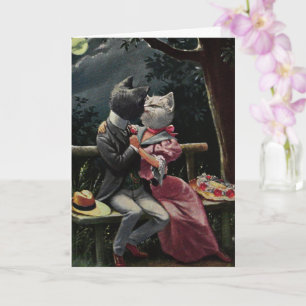 Oh That Love Would Last Forever Vintage Blank Card