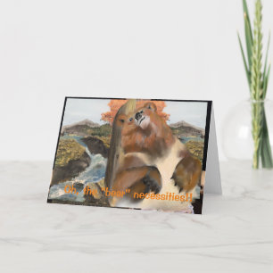 Oh, the “Bear” Necessities Card