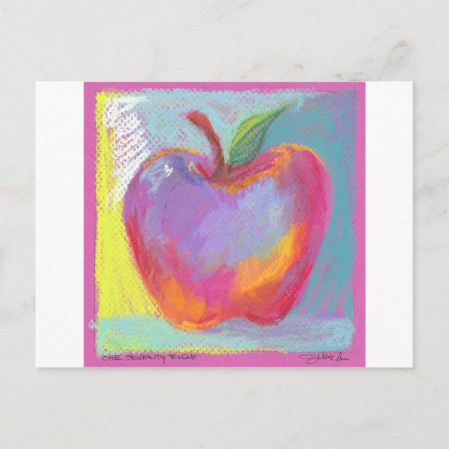 Oh The Glorious Apple Postcard (Front)