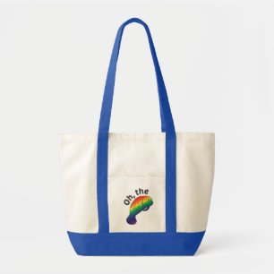 Oh the Hue Manatee Impulse Tote Bag
