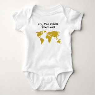 Oh the Places You'll Go! - Baby Gift Bodysuit