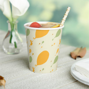 Oh, The Places You'll Go! Balloon Outline Pattern Paper Cups
