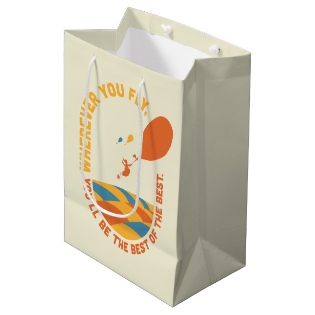 Oh, The Places You'll Go! "Best of the Best" Medium Gift Bag (Front Angled)