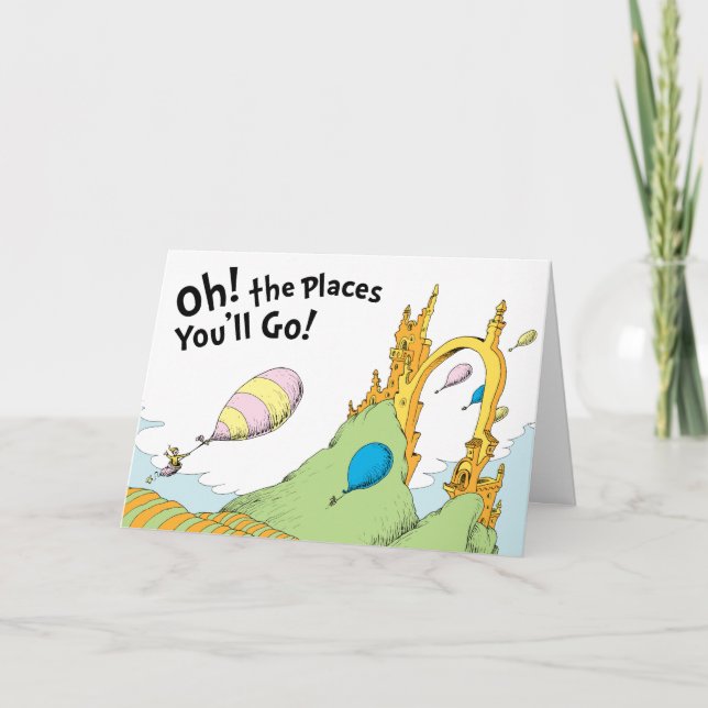 Oh! The Places You'll Go! Card (Front)