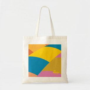 Oh, The Places You'll Go! Colorful Balloon Stripes Tote Bag