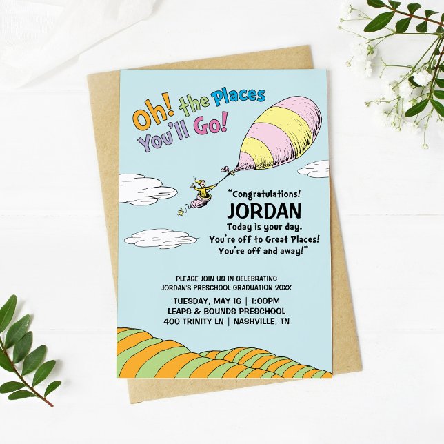 Oh, The Places You'll Go! Graduation Announcement (Creator Uploaded)