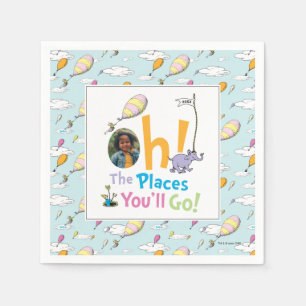 Oh, The Places You'll Go! Graduation Announcement Napkin
