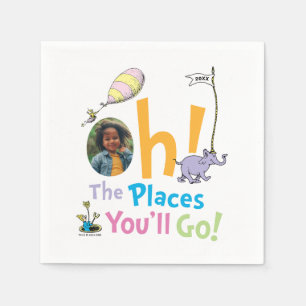 Oh, The Places You'll Go! Graduation Announcement Napkin