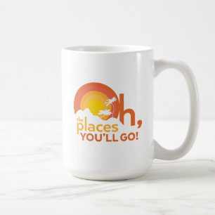 Oh, The Places You'll Go! Landscape Typography Coffee Mug
