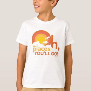 Oh, The Places You'll Go! Landscape Typography T-Shirt