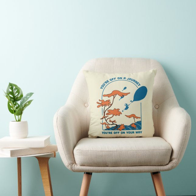 Oh, The Places You'll Go! "Off on a Journey" Cushion (Chair)