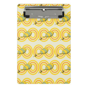Oh, the Places You'll Go   Orange Pattern Mini Clipboard