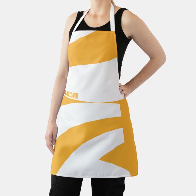 Oh, The Places You'll Go! Orange Swirls Apron (Insitu)