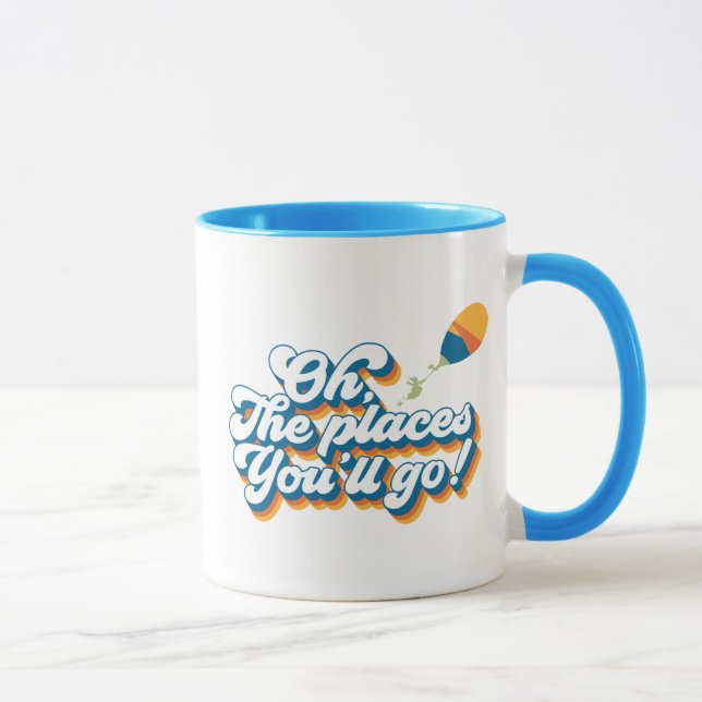 Oh, The Places You'll Go! Quote with Balloon Mug (Right)