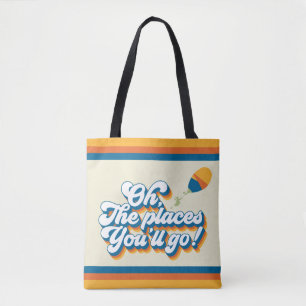 Oh, The Places You'll Go! Quote with Balloon Tote Bag