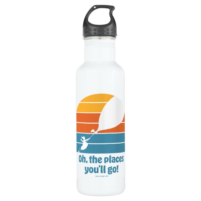 Oh, The Places You'll Go! Retro Sunset 710 Ml Water Bottle (Front)
