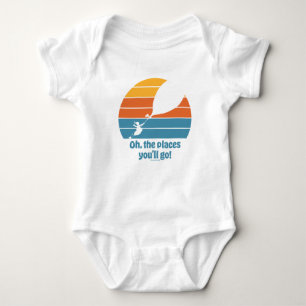 Oh, The Places You'll Go! Retro Sunset Baby Bodysuit