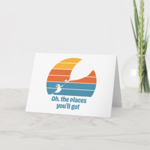 Oh, The Places You'll Go! Retro Sunset Card