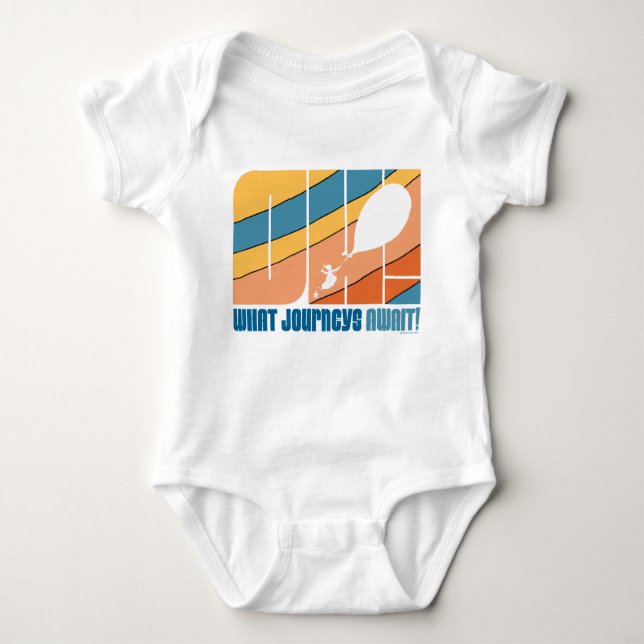 Oh, The Places You'll Go! "What Journeys Await" Baby Bodysuit (Front)