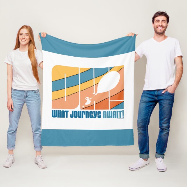 Oh, The Places You'll Go! "What Journeys Await" Fleece Blanket (In Situ)