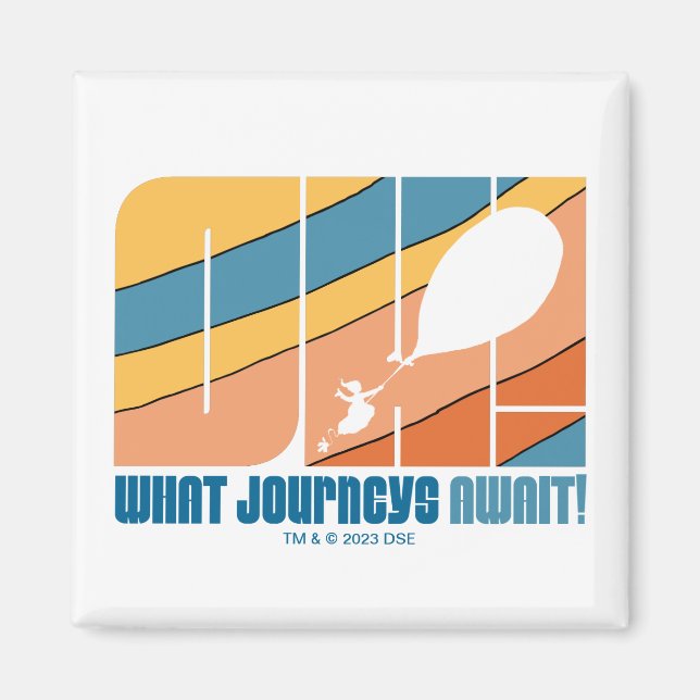 Oh, The Places You'll Go! "What Journeys Await" Magnet (Front)