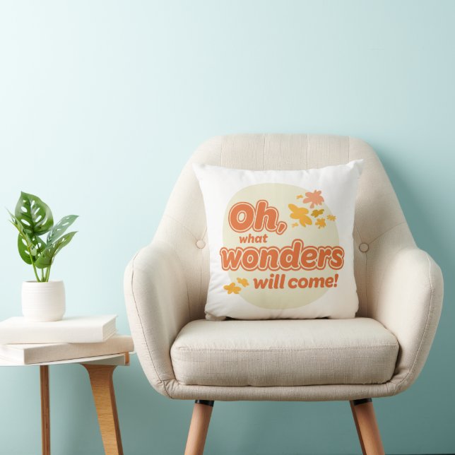 Oh, The Places You'll Go! "What Wonders Will Come" Cushion (Chair)