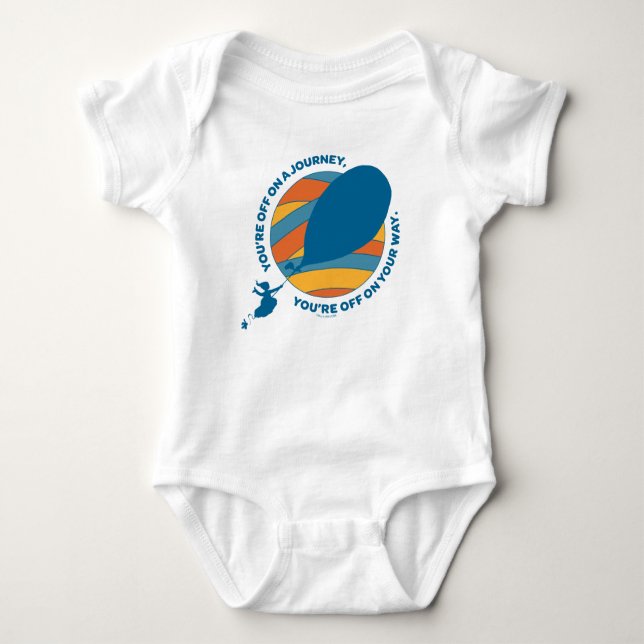 Oh, The Places You'll Go! "You're Off On Your Way" Baby Bodysuit (Front)