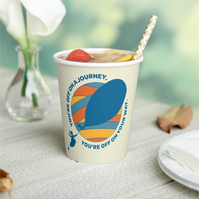 Oh, The Places You'll Go! "You're Off On Your Way" Paper Cups (Insitu)