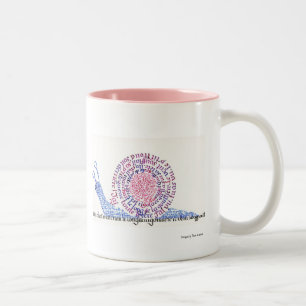 Oh! The snail! Two-Tone Coffee Mug