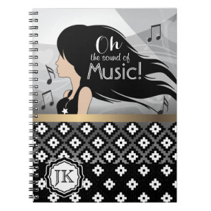 Oh The Sound Of Music Girl Notebook