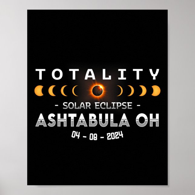 Oh Total Solar Eclipse 2024  Poster (Front)