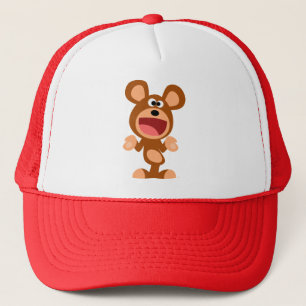 "Oh well..." Shrugging Cartoon Bear Hat