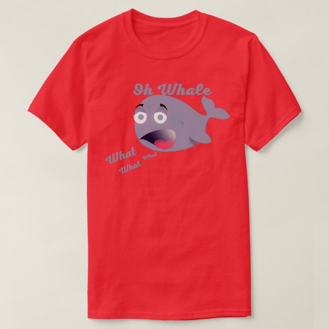 Oh Whale 50 T-Shirt (Design Front)