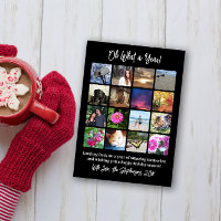 Oh What a Year in Review 16 Photo Picture Collage