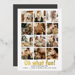Oh What Fun 12 Photo Christmas Holiday Season