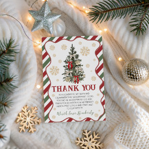 Oh What Fun Birthday Thank You Card